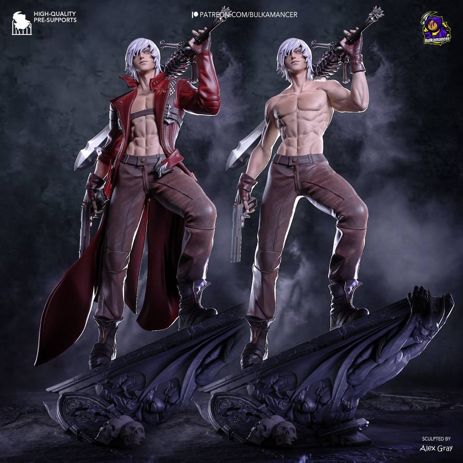 Dante DMC3 альтернативная версия без плаща для 3D печати смолой