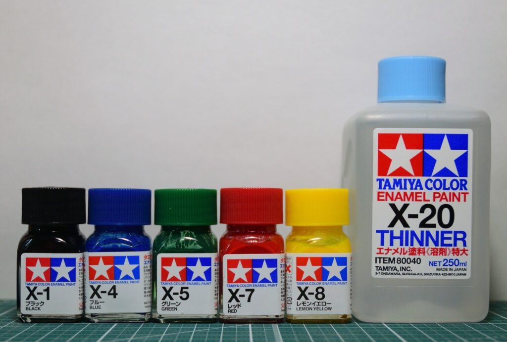 Эмалевые краски Tamiya Enamel для смывки и точечных эффектов на смоляных фигурках