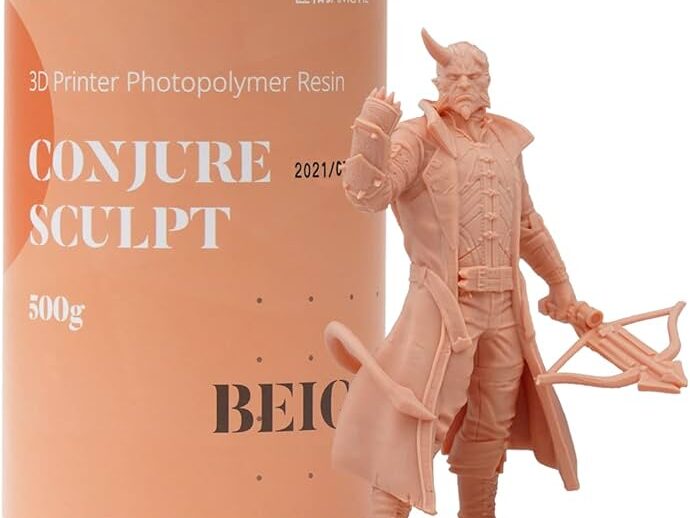 Осознанный выбор фотополимерной смолы: миниатюра с высокой детализацией из Conjure Sculpt