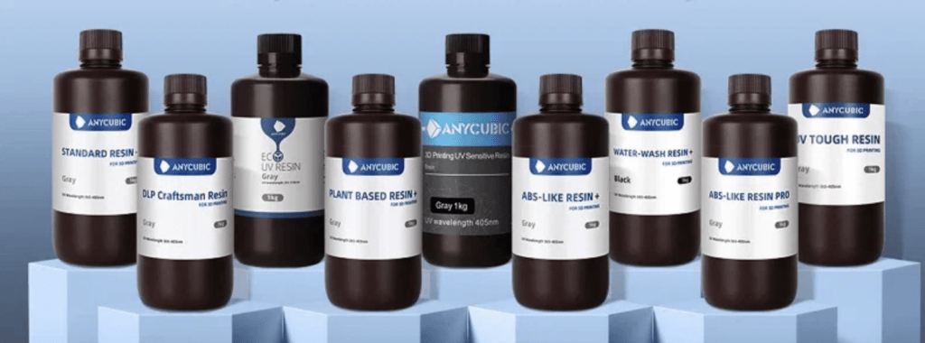 Выбор фотополимерной смолы: сравнение типов Standard, ABS-Like и Water-Washable